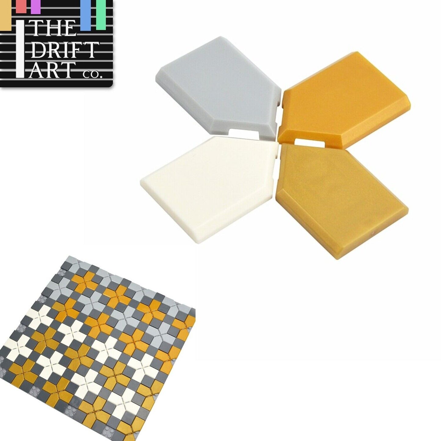 100pcs 2x3 Tile 22385 Pentagonal Panel 3068 Puzzle Building Blocks Brick Toy DIY - - The Drift Art Co.