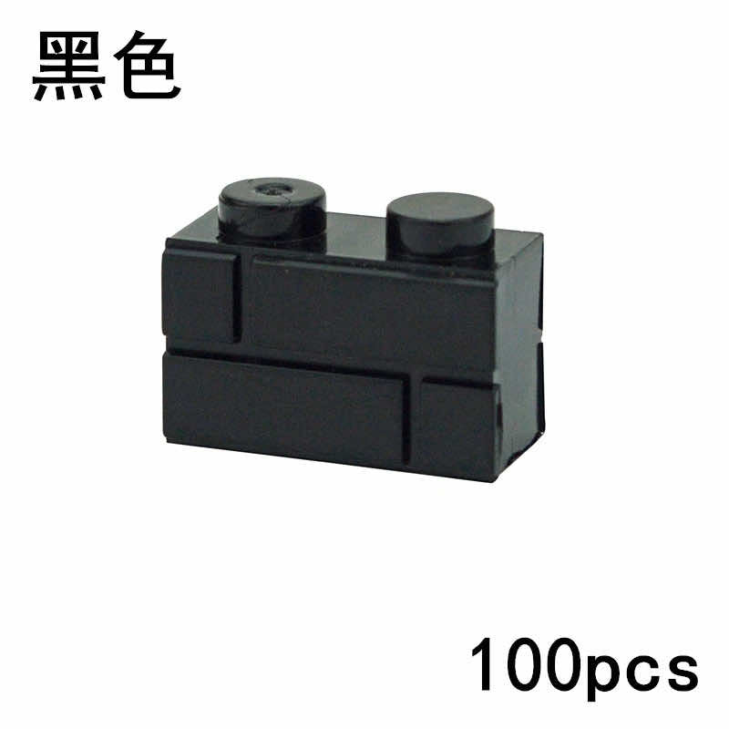 100pcs MOC Parts for Lego Kits 1x2 Dot 98283 Wall bricks Building Blocks Set DIY - - The Drift Art Co.