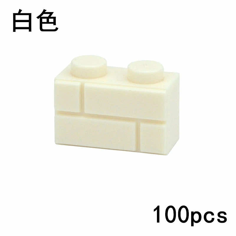 100pcs MOC Parts for Lego Kits 1x2 Dot 98283 Wall bricks Building Blocks Set DIY - - The Drift Art Co.