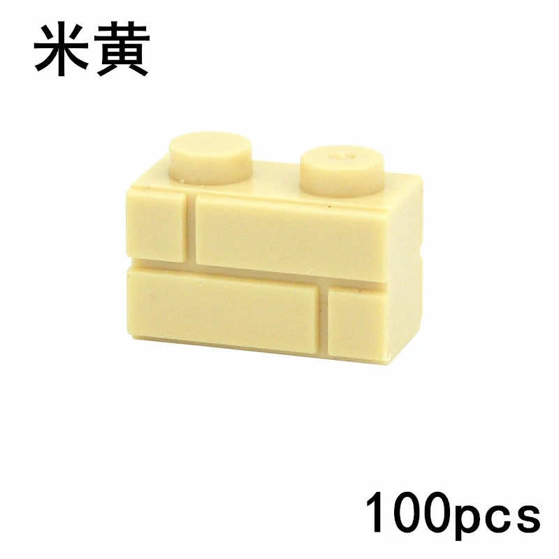 100pcs MOC Parts for Lego Kits 1x2 Dot 98283 Wall bricks Building Blocks Set DIY - - The Drift Art Co.