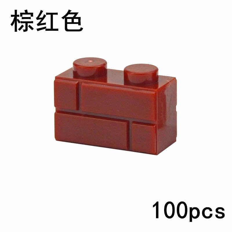 100pcs MOC Parts for Lego Kits 1x2 Dot 98283 Wall bricks Building Blocks Set DIY - - The Drift Art Co.