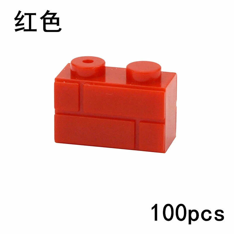 100pcs MOC Parts for Lego Kits 1x2 Dot 98283 Wall bricks Building Blocks Set DIY - - The Drift Art Co.
