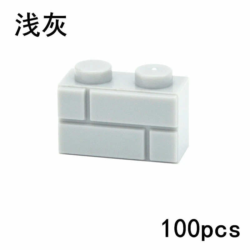 100pcs MOC Parts for Lego Kits 1x2 Dot 98283 Wall bricks Building Blocks Set DIY - - The Drift Art Co.