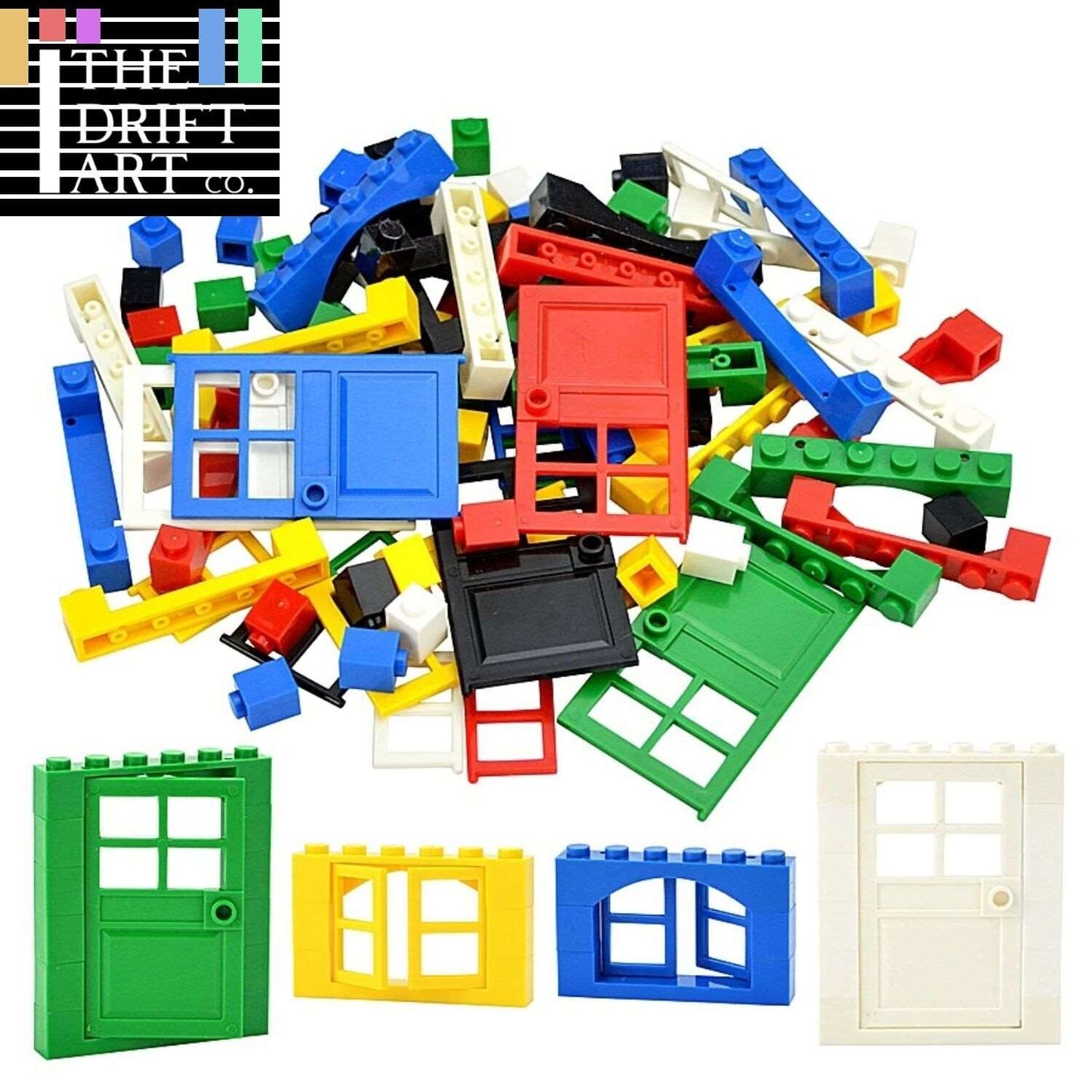 102pcs City Door Window Furniture House Building Blocks Bricks For LEGO Sets DIY - - The Drift Art Co.#variant_sku#