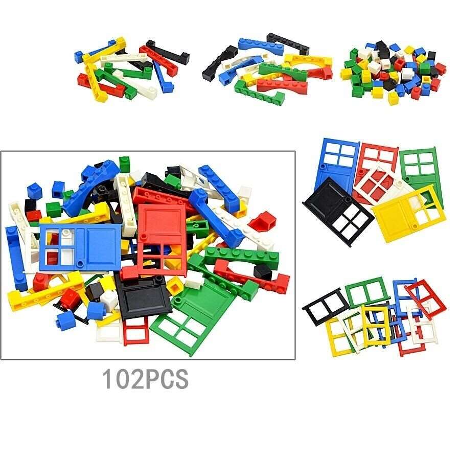 102pcs City Door Window Furniture House Building Blocks Bricks For LEGO Sets DIY - Minifigure - - The Drift Art Co.