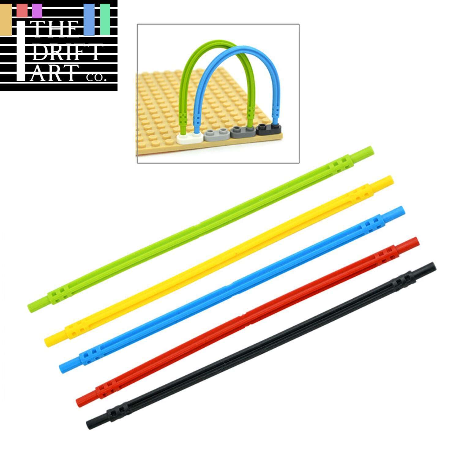 10pcs 32202 Axle Hose Soft 16L Technic Part for Lego Kits Building Blocks Set - Bricks & Blocks - - The Drift Art Co.