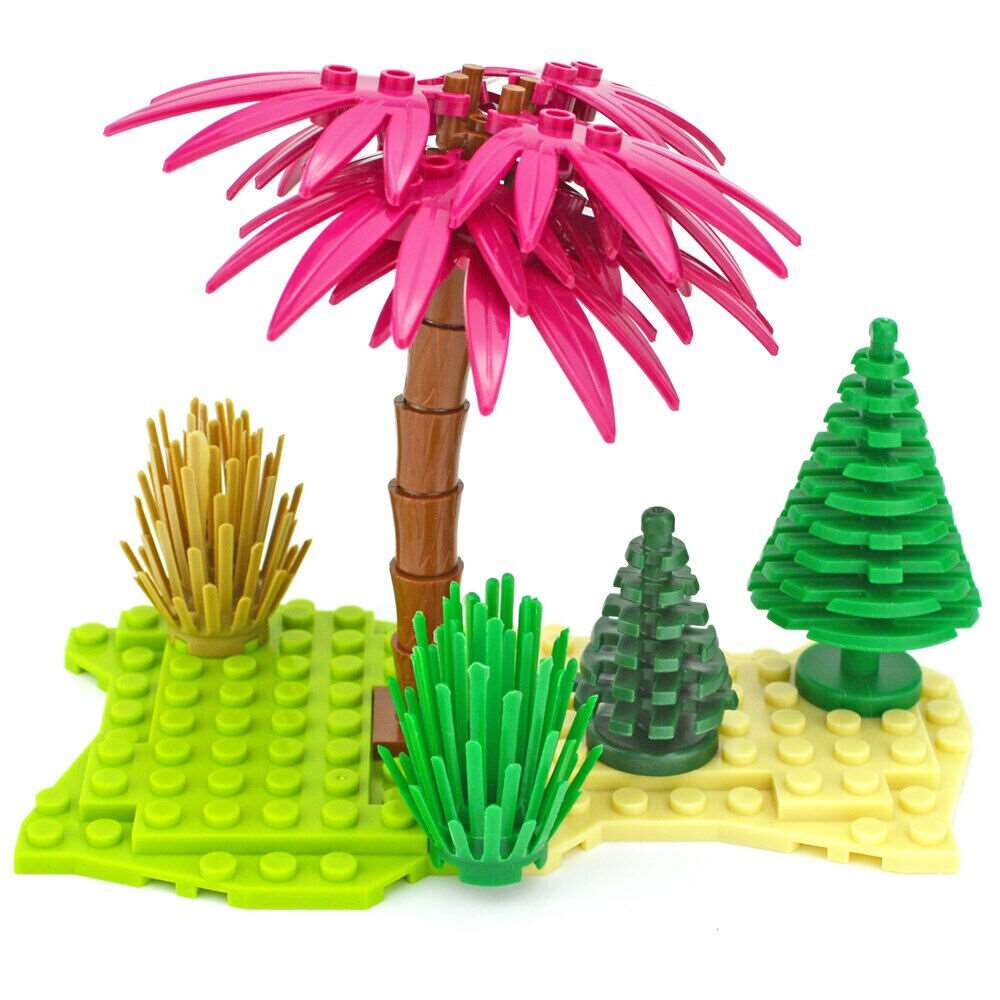 10pcs City Parts for Lego Kits Bush Trees Grass bricks Building Blocks Sets DIY - - The Drift Art Co.