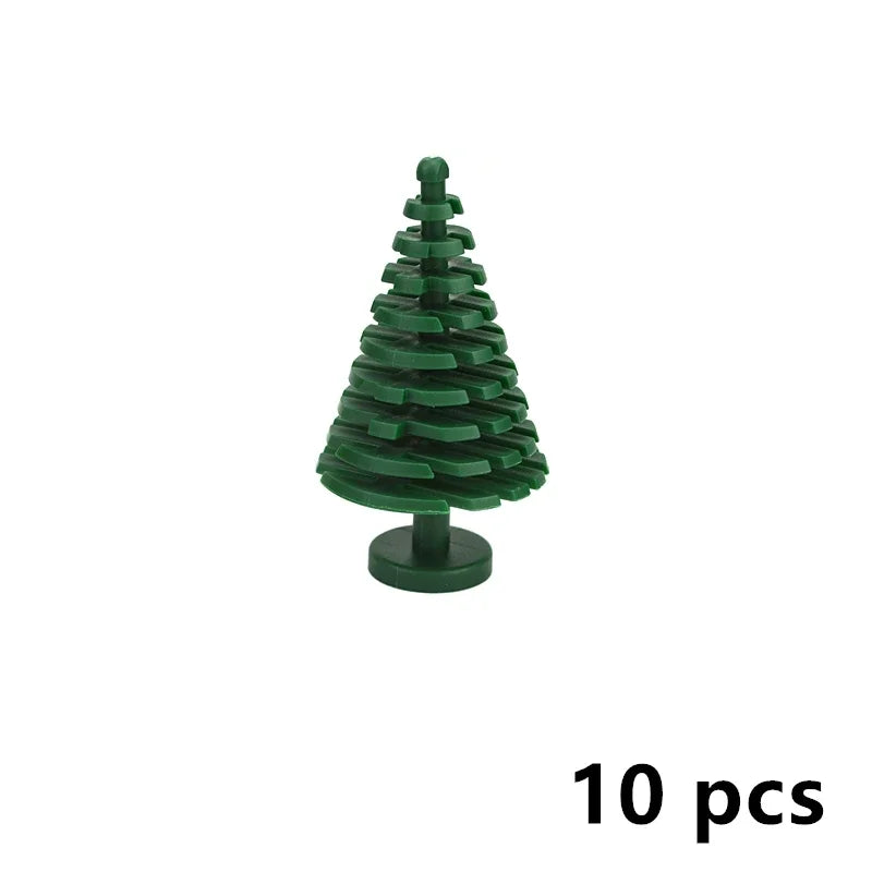 10pcs City Parts for Lego Kits Bush Trees Grass bricks Building Blocks Sets DIY - - The Drift Art Co.