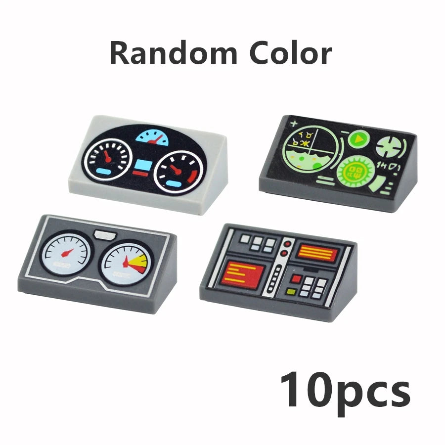 10pcs Meter Dash Board Control Center 85984 for Lego Building Blocks Sets DIY - - The Drift Art Co.