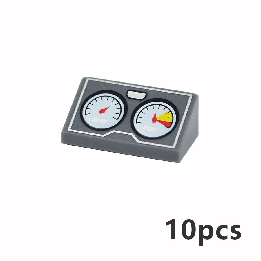 10pcs Meter Dash Board Control Center 85984 for Lego Building Blocks Sets DIY - - The Drift Art Co.