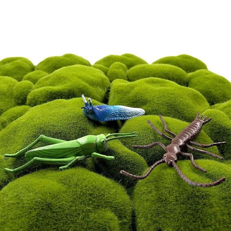 12pcs Frog grasshopper insect snake lizard Animal Miniature Art Toy Figure Doll - - The Drift Art Co.
