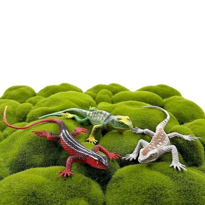 12pcs Frog grasshopper insect snake lizard Animal Miniature Art Toy Figure Doll - - The Drift Art Co.