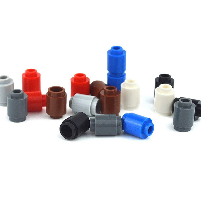 160pcs 1x1 Round Brick Cylinder 3062 for Lego MOC Building Blocks Brick Toy DIY - - The Drift Art Co.