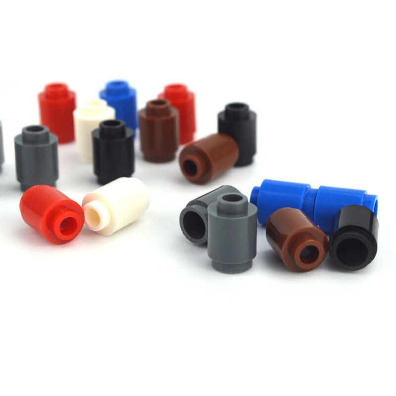 160pcs 1x1 Round Brick Cylinder 3062 for Lego MOC Building Blocks Brick Toy DIY - - The Drift Art Co.