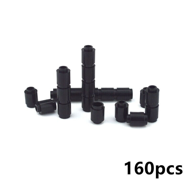 160pcs 1x1 Round Brick Cylinder 3062 for Lego MOC Building Blocks Brick Toy DIY - - The Drift Art Co.
