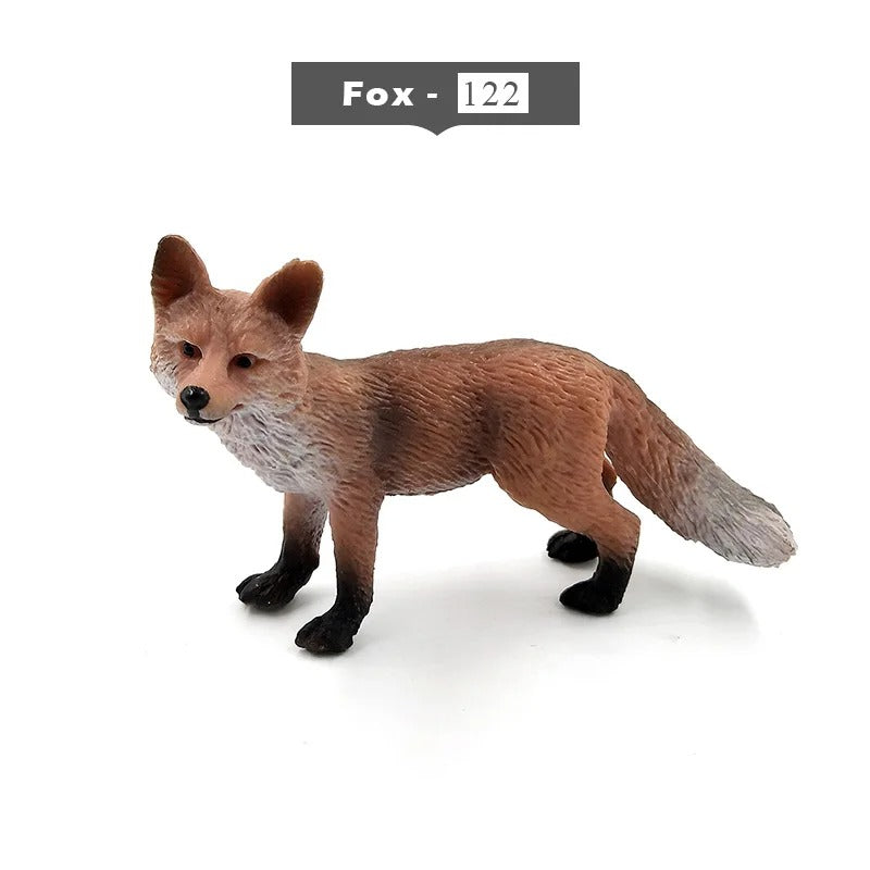 1pc Alpaca Warthog Sheep Deer Fox Monkey Animal Miniature Art Toy Figure Doll - - The Drift Art Co.
