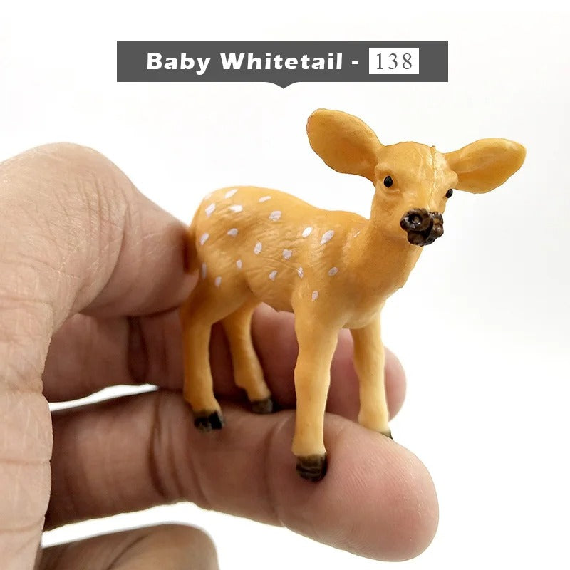 1pc Alpaca Warthog Sheep Deer Fox Monkey Animal Miniature Art Toy Figure Doll - - The Drift Art Co.