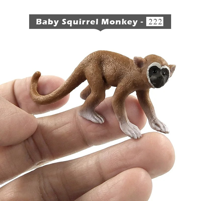 1pc Alpaca Warthog Sheep Deer Fox Monkey Animal Miniature Art Toy Figure Doll - - The Drift Art Co.