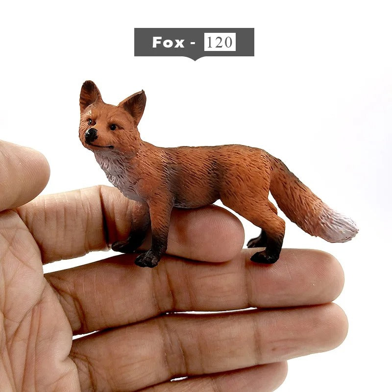 1pc Alpaca Warthog Sheep Deer Fox Monkey Animal Miniature Art Toy Figure Doll - - The Drift Art Co.