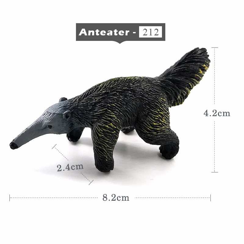 1pc Badger Wolverine Anteater Beaver Animal Miniature Art Toy Figure Doll DIY - - The Drift Art Co.