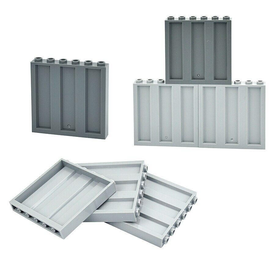 1x6x5 10pcs Corrugated Fence 23405 for Lego Sets Building Block Sets DIY - Bricks & Blocks - - The Drift Art Co.