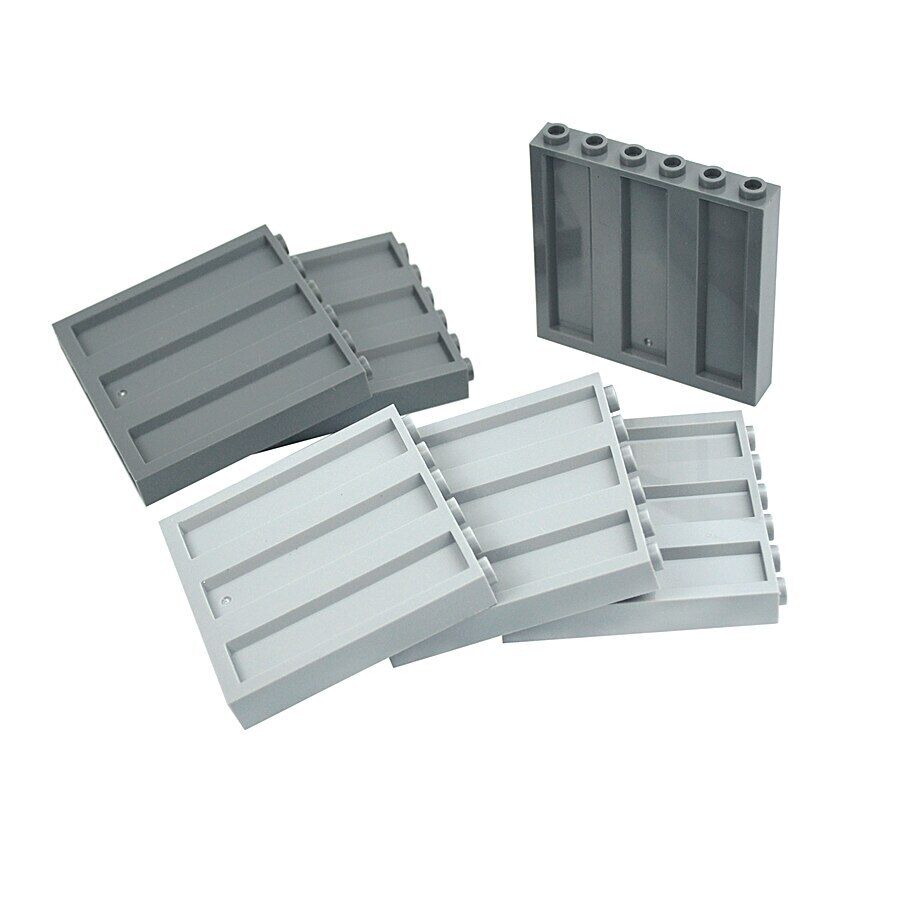 1x6x5 10pcs Corrugated Fence 23405 for Lego Sets Building Block Sets DIY - Bricks & Blocks - - The Drift Art Co.