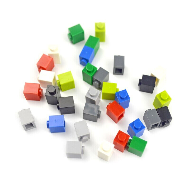 200pcs 1x1 Dots 3005 Educational Building Block Bricks Toy DIY - 18 Colors - Minifigure - - The Drift Art Co.