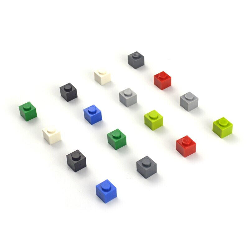 200pcs 1x1 Dots 3005 Educational Building Block Bricks Toy DIY - 18 Colors - Minifigure - - The Drift Art Co.