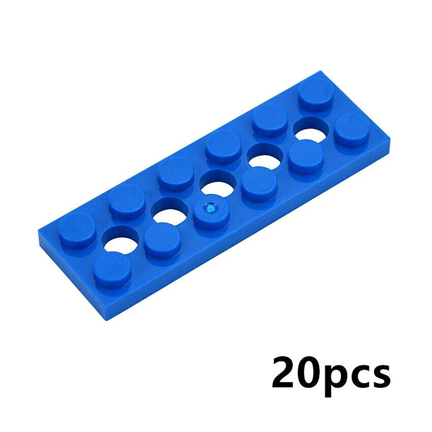 20pc Technic 332001 Plate 2x6 with 5 Holes for LEGO Brick Building Blocks Sets - Bricks & Blocks - - The Drift Art Co.
