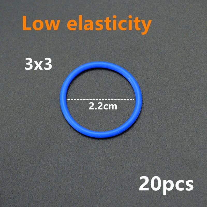 20pcs Belt Rubber Band 2x2 to 5x5 85543 85544 Building Block Bricks Toy DIY - Minifigure - - The Drift Art Co.