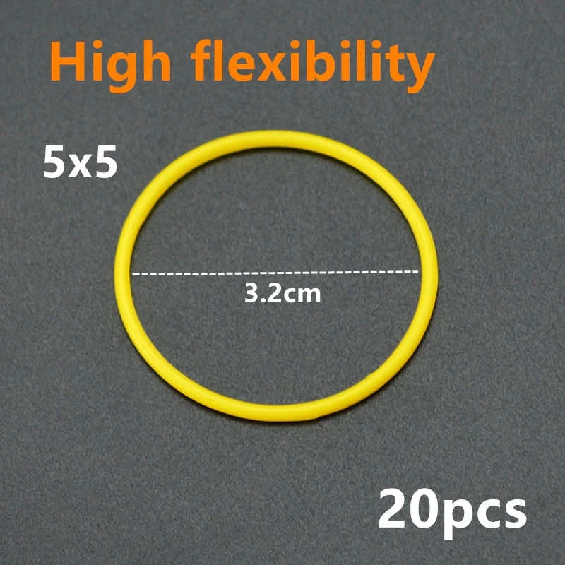 20pcs Belt Rubber Band 2x2 to 5x5 85543 85544 Building Block Bricks Toy DIY - - The Drift Art Co.