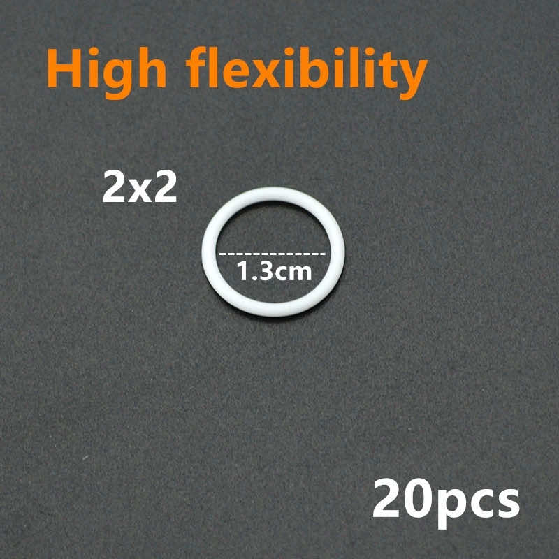 20pcs Belt Rubber Band 2x2 to 5x5 85543 85544 Building Block Bricks Toy DIY - - The Drift Art Co.