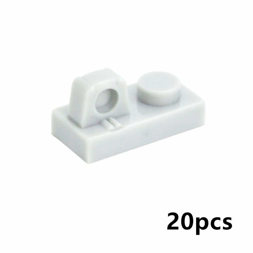 20pcs Hinge 1x2 Axle Hole Teeth Cylinder 30552 30383 Building Block Bricks Toy - - The Drift Art Co.