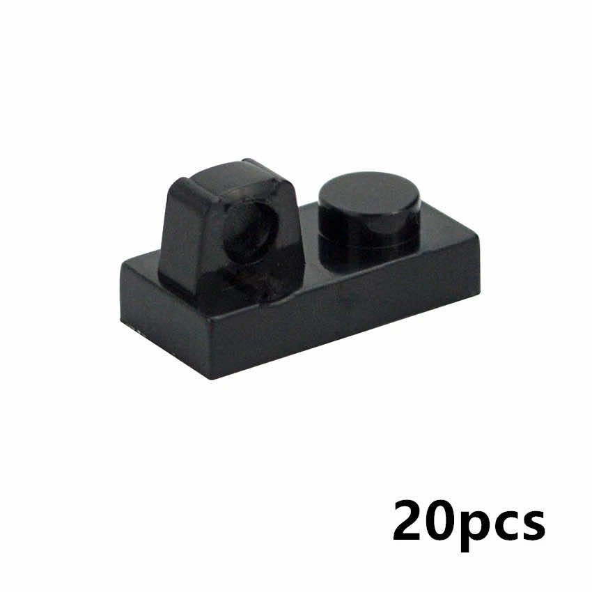 20pcs Hinge 1x2 Axle Hole Teeth Cylinder 30552 30383 Building Block Bricks Toy - - The Drift Art Co.
