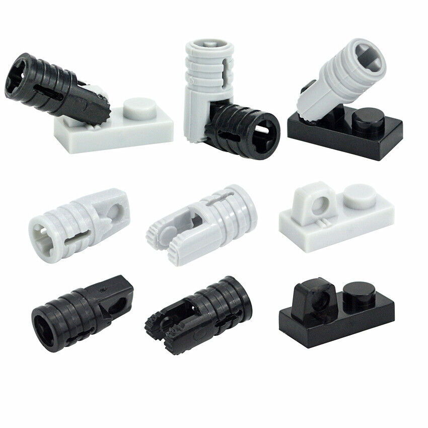 20pcs Hinge 1x2 Axle Hole Teeth Cylinder 30552 30383 Building Block Bricks Toy - - The Drift Art Co.