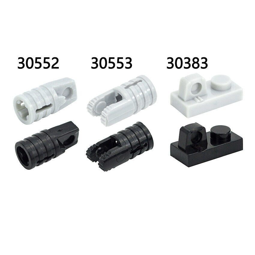 20pcs Hinge 1x2 Axle Hole Teeth Cylinder 30552 30383 Building Block Bricks Toy - - The Drift Art Co.