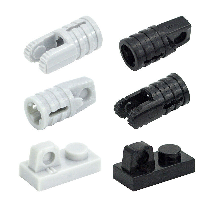 20pcs Hinge 1x2 Axle Hole Teeth Cylinder 30552 30383 Building Block Bricks Toy - - The Drift Art Co.