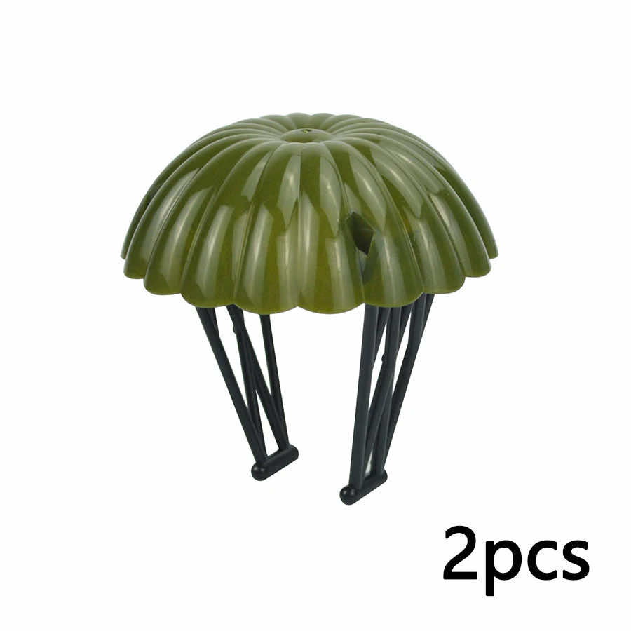 2Pcs MOC WW2 Parachute PUBG Army Weapon Soldier Figures Building Blocks Toy DIY - Minifigure - - The Drift Art Co.