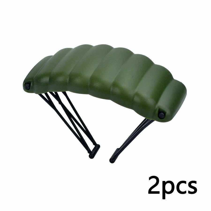 2Pcs MOC WW2 Parachute PUBG Army Weapon Soldier Figures Building Blocks Toy DIY - Minifigure - - The Drift Art Co.
