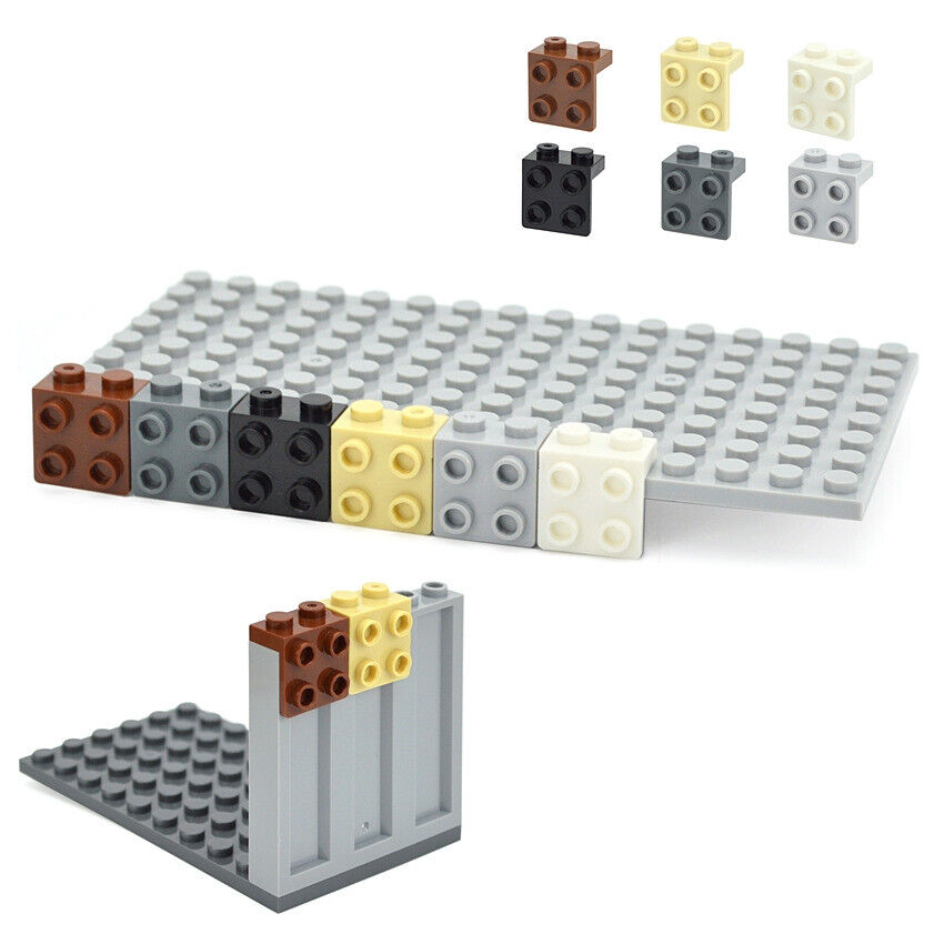 30pcs 1x2-2x2 Bracket 21712 44728 Educational Building Block Bricks Toy DIY - - The Drift Art Co.