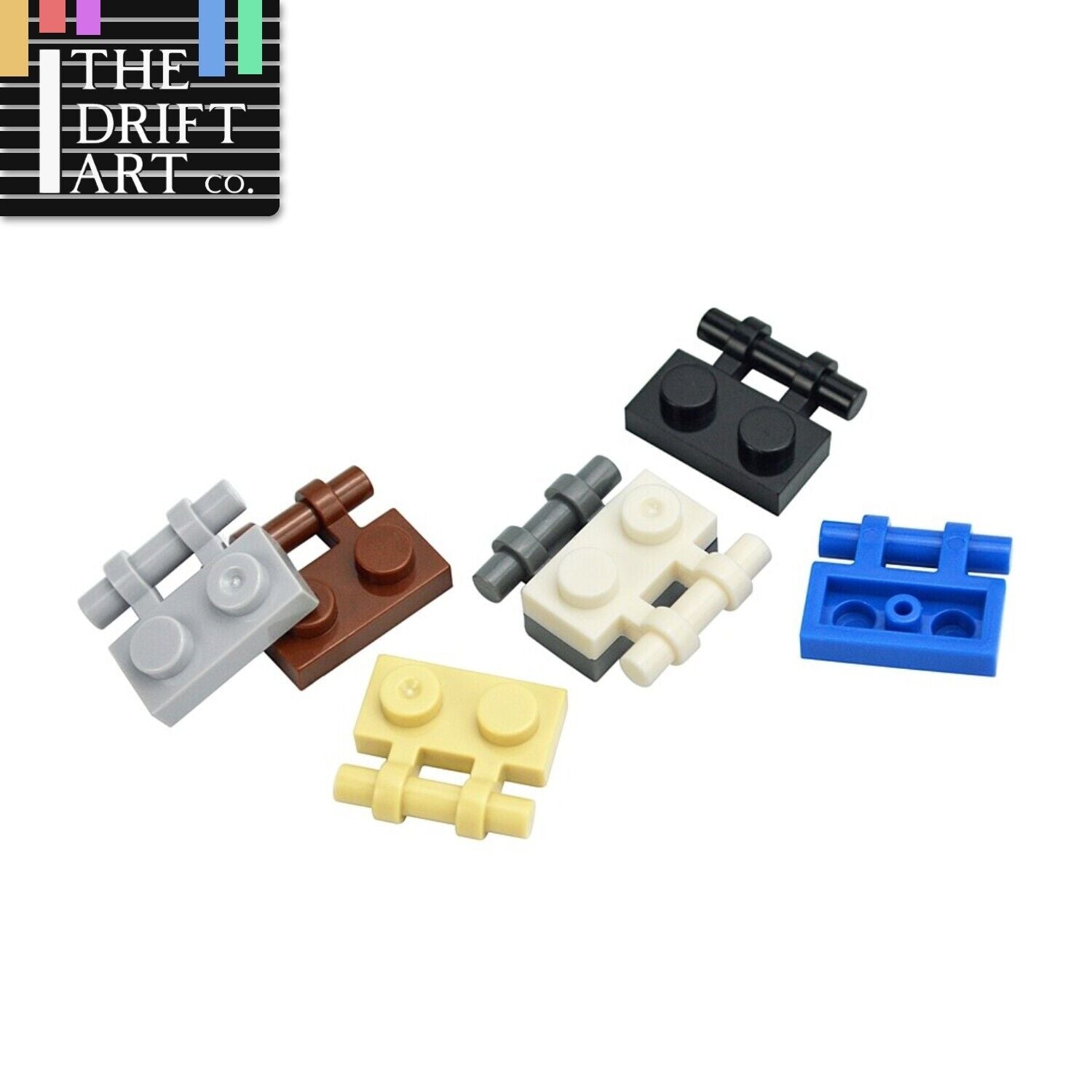 30pcs 2540 Mod 1x2 Plate w Handle for Lego Kits bricks Building Blocks Sets DIY - Bricks & Blocks - - The Drift Art Co.