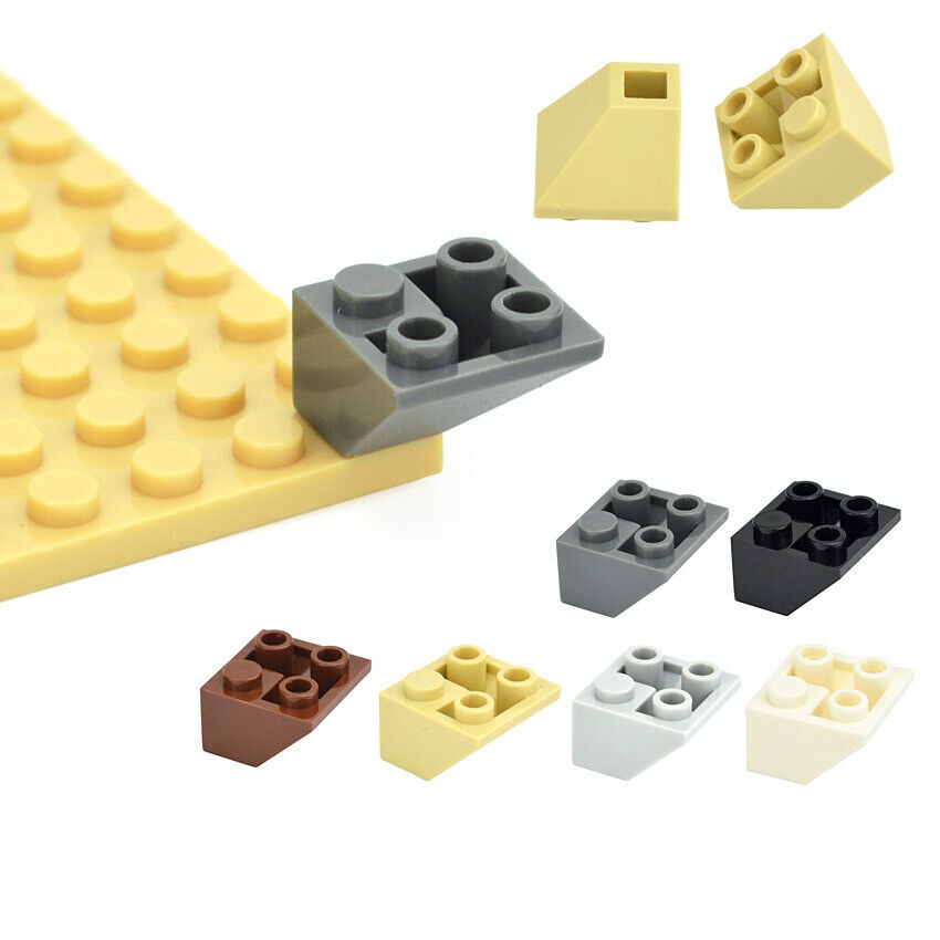 30pcs 2x2 Slope Anti-bevel Invert 3676 Educational Building Block Bricks Toy DIY - - The Drift Art Co.