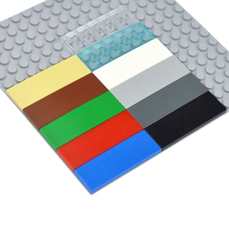 30pcs Smooth Thin Flat Tile 2x6 69729 Building Block Brick Toy DIY - Many colors - - The Drift Art Co.