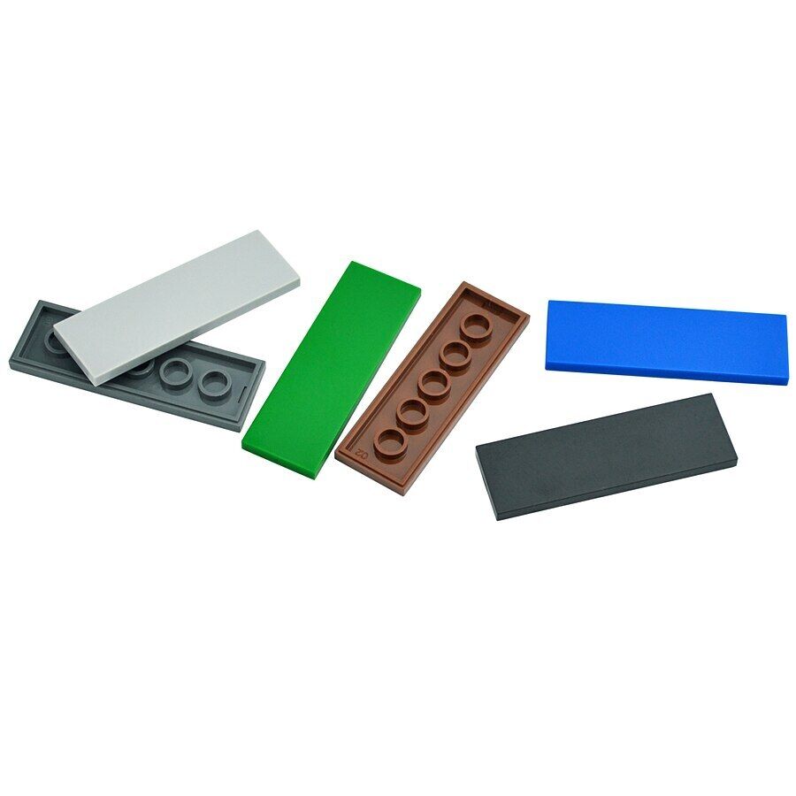 30pcs Smooth Thin Flat Tile 2x6 69729 Building Block Brick Toy DIY - Many colors - - The Drift Art Co.
