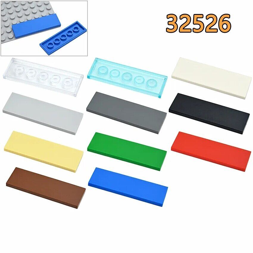 30pcs Smooth Thin Flat Tile 2x6 69729 Building Block Brick Toy DIY - Many colors - - The Drift Art Co.