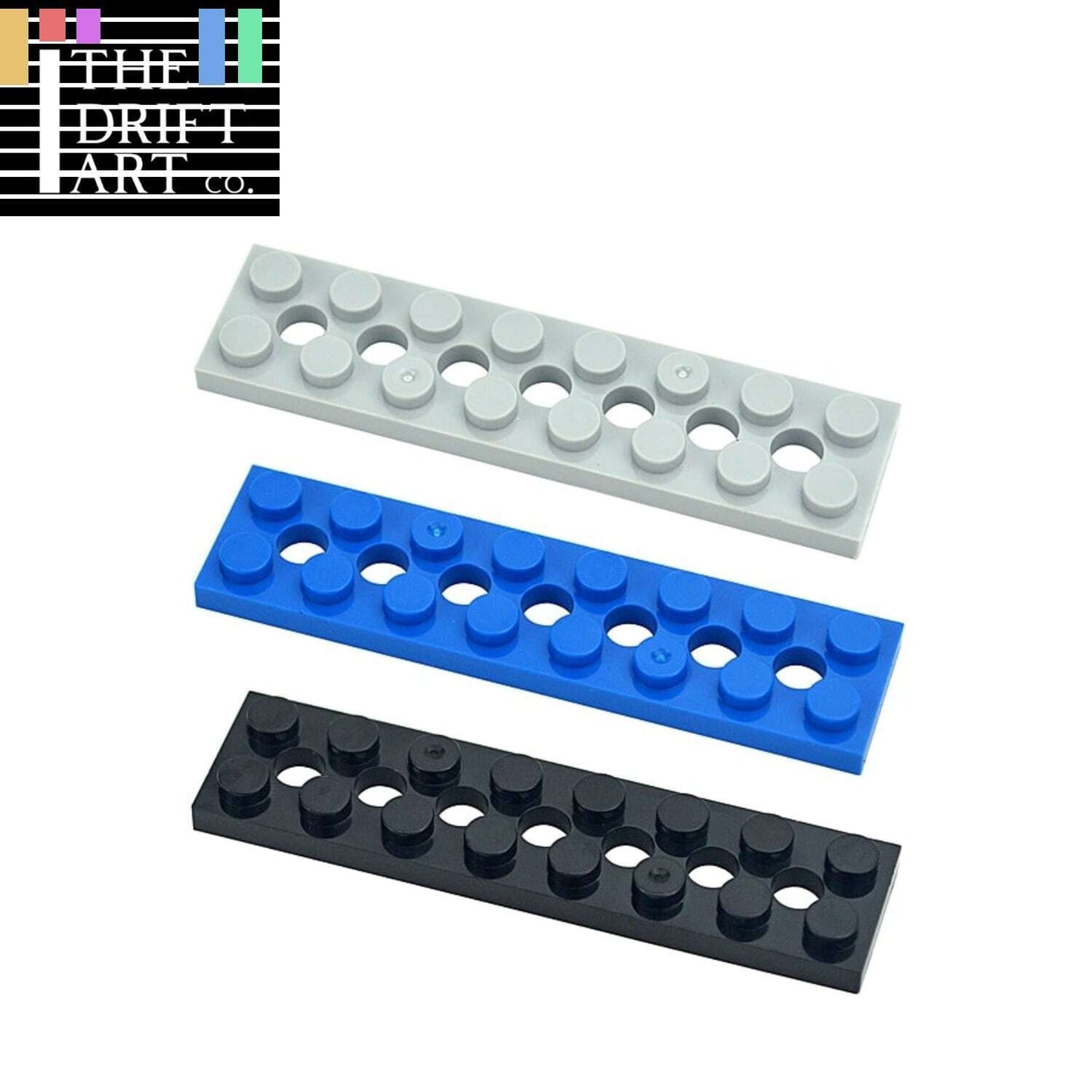 20pc Technic 3738 MOC Plate 2x8 with 7 Holes for LEGO Brick Building Block Set