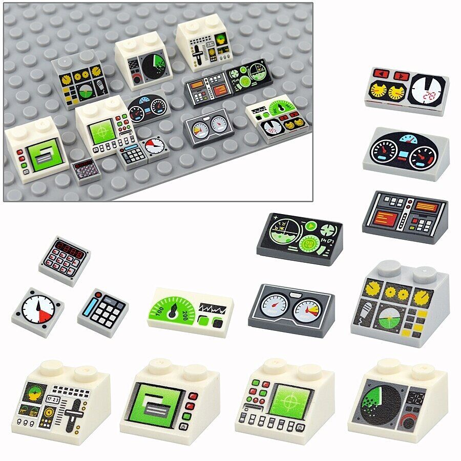 10pcs Meter Dash Board Control Center 85984 for Lego Building Blocks Sets DIY 2 | The Drift Art Co.