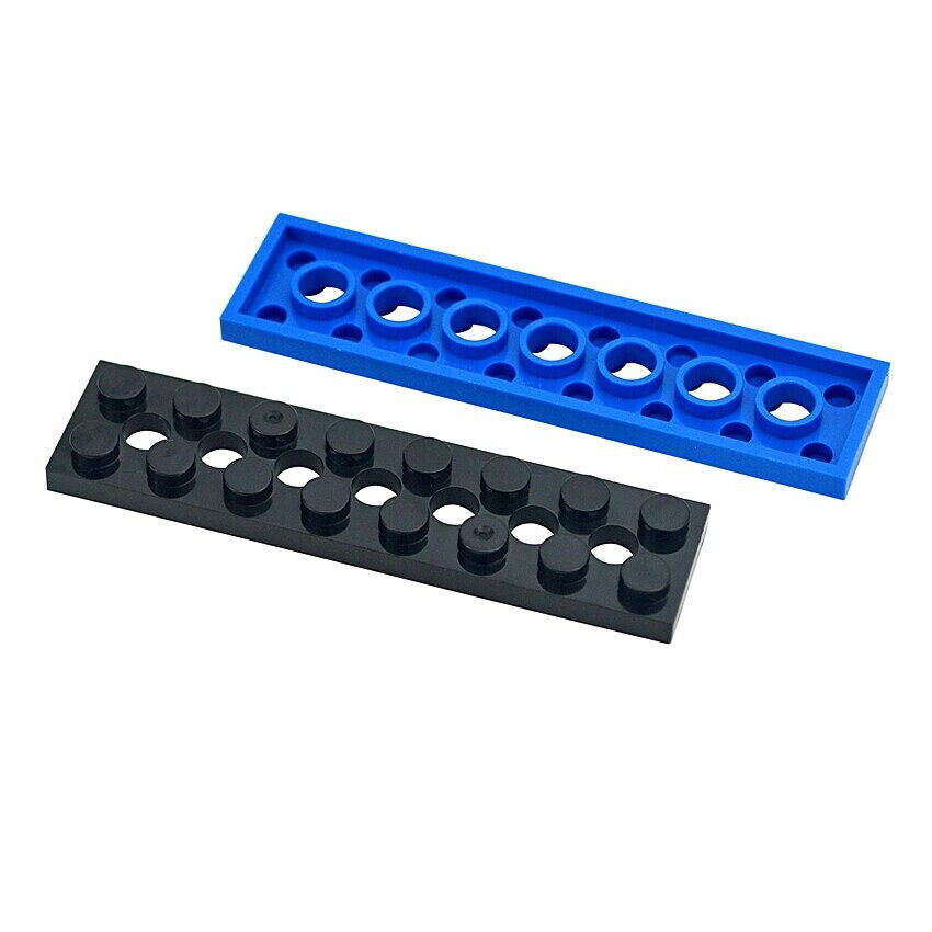 20pc Technic 3738 MOC Plate 2x8 with 7 Holes for LEGO Brick Building Block Set