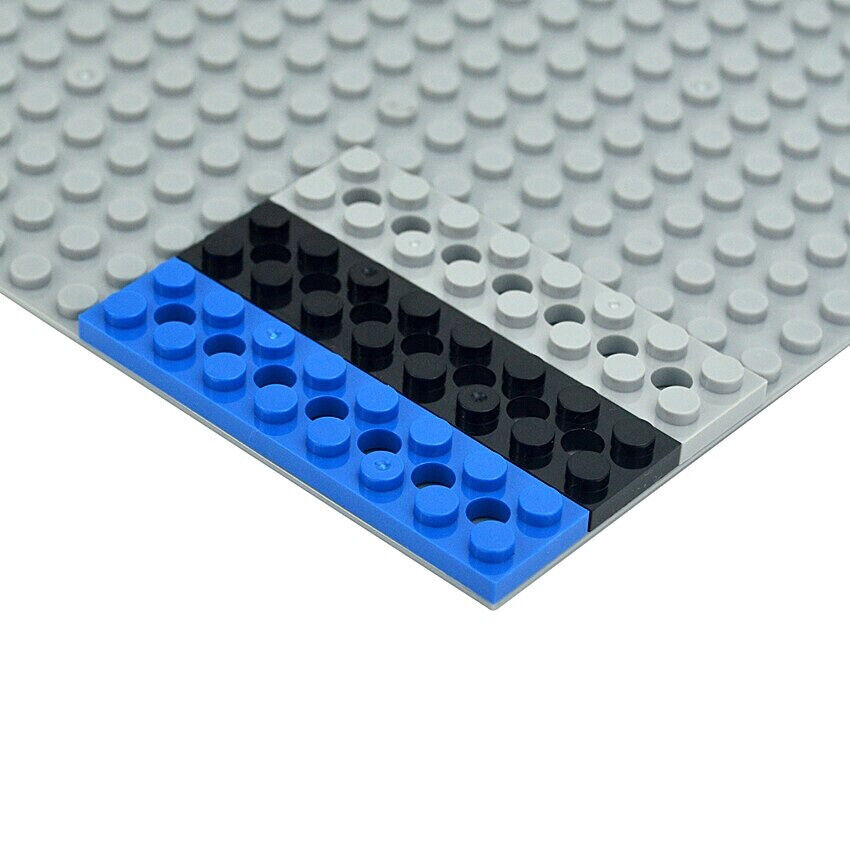 20pc Technic 3738 MOC Plate 2x8 with 7 Holes for LEGO Brick Building Block Set