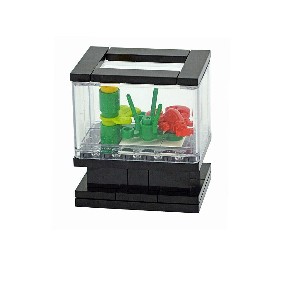 House Fish Tropical Animals Tank Parts for Lego Sets Building Blocks Sets DIY